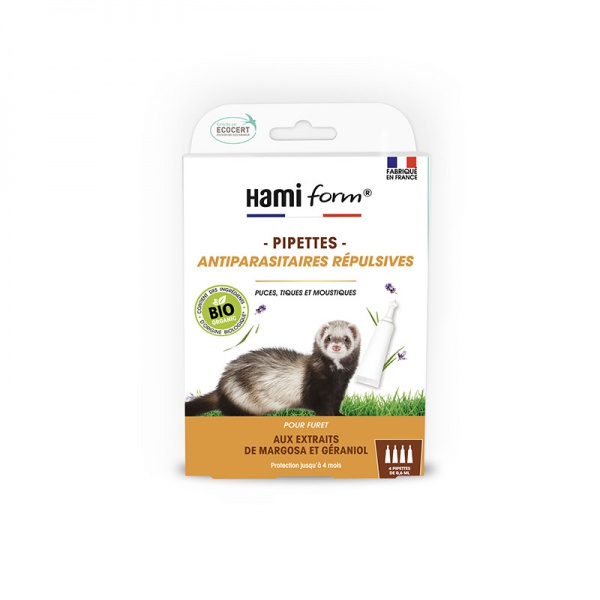 HAMIFORM - Pipettes antiparasitaires r�pulsives Bio pour furet