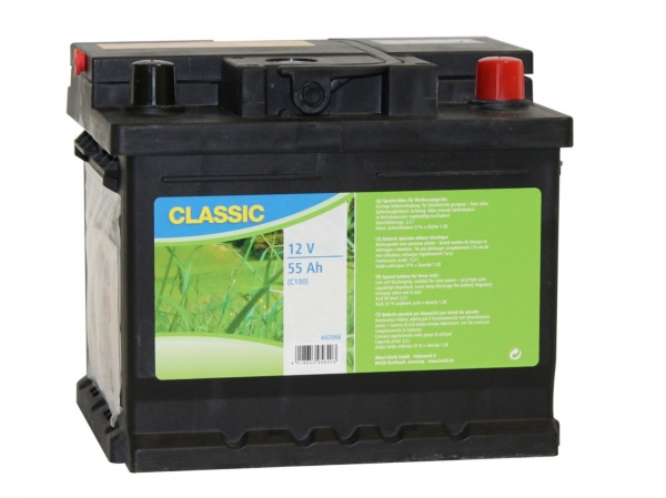 KERBL� - Batterie Cl�ture 12 V 55 AH (pr�t � l\'emploi)