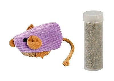 KONG - Jouet avec Herbe � Chat Catnip Corduroy Mouse
