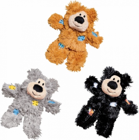 KONG - Jouet Softies Patchwork Bear 