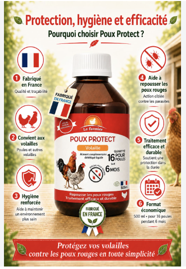 LE FERMIER - antiparasitaire externe LEFE STOP POUX REPELL fl/500 ml