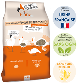 LE PRÉ DU CLOCHER - Volaille Croissance 10 Kg