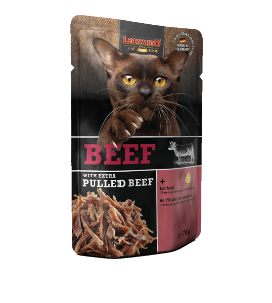 L�ONARDO - BEEF + Extra Pulled Beef - P�t� de boeuf + effiloch� de boeuf