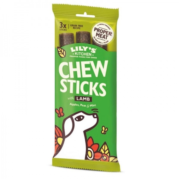 LILY\'S KITCHEN -  3 Sticks � m�cher Agneau avec Pommes, Petits Pois et Menthe