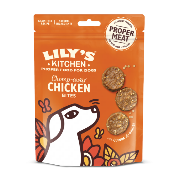 LILY\'S KITCHEN - Chomp away - Bouch�es au poulet 70g
