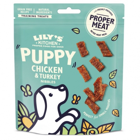 LILY\'S KITCHEN - Friandises Tendres Chiot POULET & DINDE