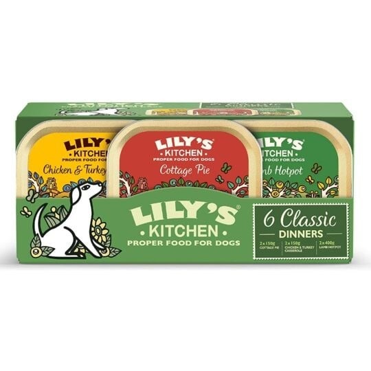 LILY\'S KITCHEN - Multipack 6x Classic Dinners - P�t�es Tendres sans c�r�ales