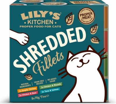 LILY\'S KITCHEN - Multipack 8x Shredded Fillets - Effiloch�s en bouillon