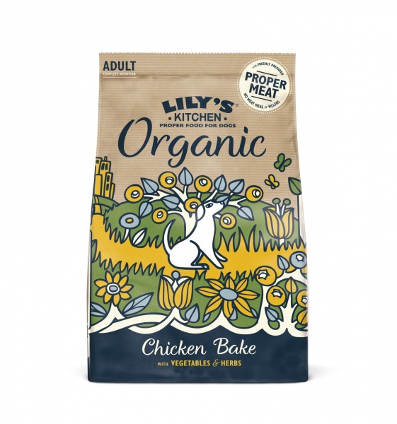 LILY\'S KITCHEN - Orgnic - Chicken Bake - Croquettes bio pour chien adulte au poulet et aux l�gumes