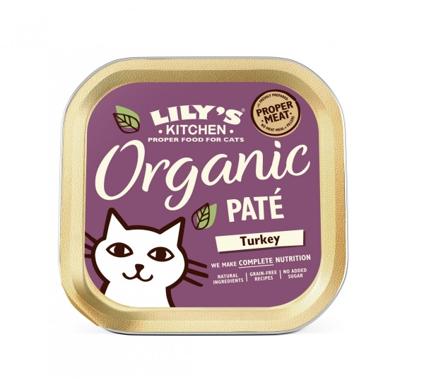 LILY\'S KITCHEN - P�t� Organic Chat � la dinde