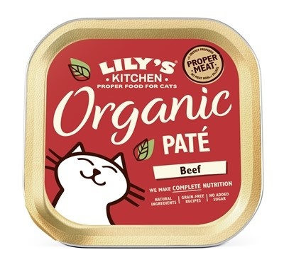 LILY\'S KITCHEN - P�t� Organic Chat au Boeuf