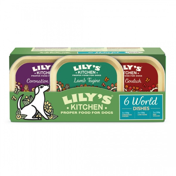 LILY\'S KITCHEN - P�t�es Tendres Multipack 6 World Diches