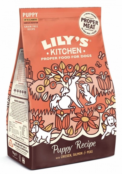 LILY\'S KITCHEN - Puppy Recipe - Croquettes sans c�r�ales pour chiot