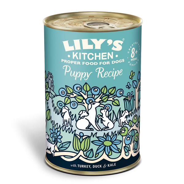 LILY\'S KITCHEN - Puppy Recipe - P�t�e pour Chiot � la Dinde & Canard