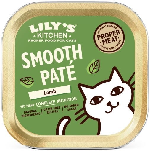 LILY\'S KITCHEN - Smooth pat� Lamb - P�t�e Bio pour Chat � l\'Agneau