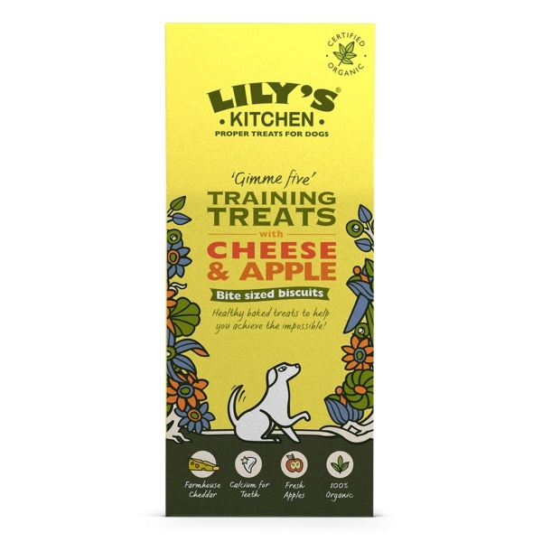 LILY\'S KITCHEN - Training Treats Cheese & Apple - Friandises pour l\'entra�nement Fromage & Pomme