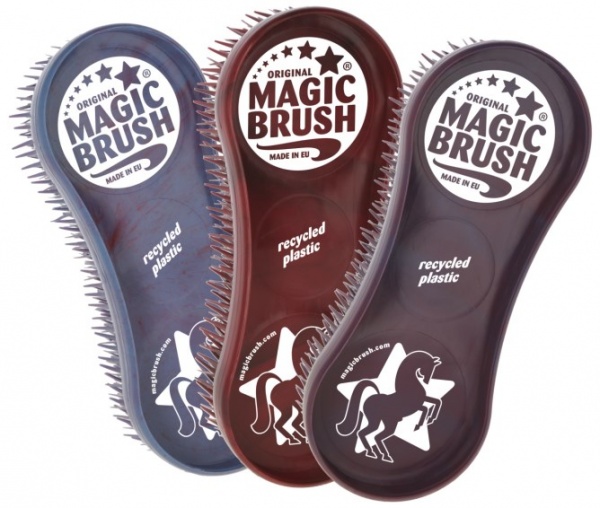 MAGIC BRUSH - Brosse Plastique Recycl� �DITION WildBerry (Lot de 3)