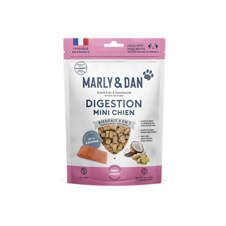 MARLY & DAN - Tendres Bouch�es Mini Chiens DIGESTION Bienfait 3 en 1
