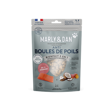 MARLY & DAN� -  Tendres Bouch�es ANTI BOULES DE POILS Bienfait 3 en 1