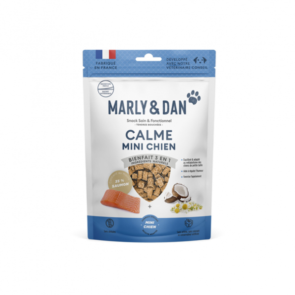 MARLY & DAN� - Tendres Bouch�es Mini Chiens CALME Bienfait 3 en 1