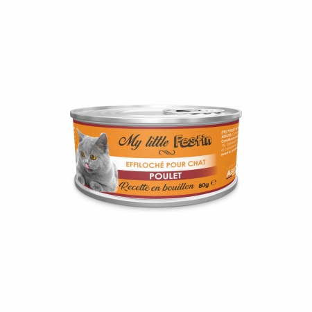 My little Festin - &Eacute;ffiloch&eacute; en Bouillon pour Chat au POULET