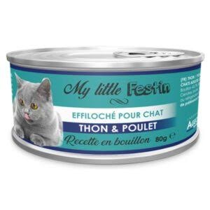 My little Festin - �ffiloch� en Bouillon pour Chat THON & POULET