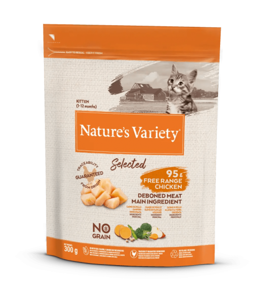 NATURE\'S VARIETY - Chaton Selected Poulet �lev� en Plein Air, Sans C�r�ales