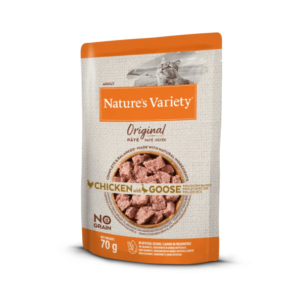 NATURE\'S VARIETY - Original P�t�e pour Chat au POULET & OIE