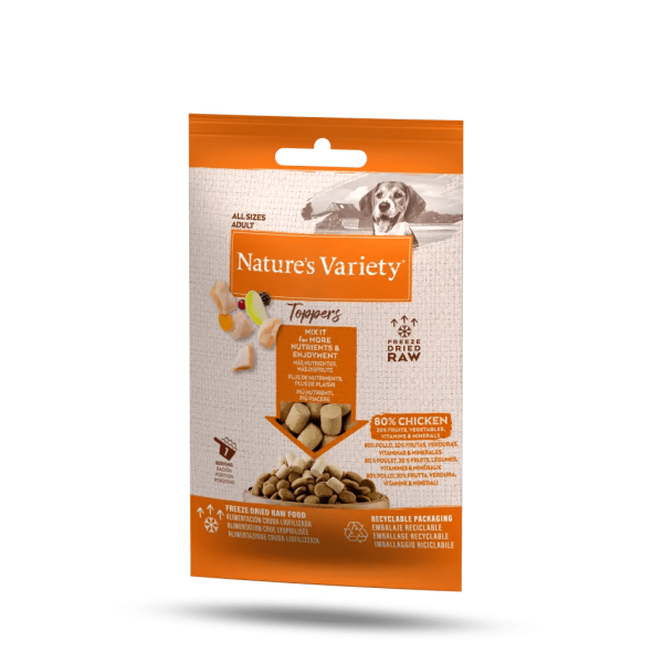 NATURE\'S VARIETY - Toppers (Aliment Compl�mentaire) Lyophilis� POULET