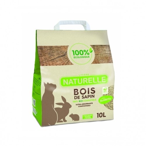 Perlinette - Liti�re Agglom�rante Chat Naturelle Bois de Sapin