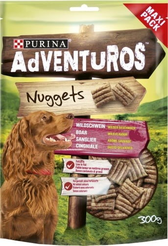 PURINA - Friandises Tendres Chien Adventuros Nuggets Sachet Fra�cheur 300g