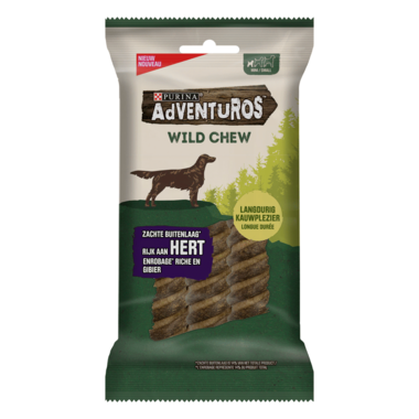 PURINA - Stick à Mâcher Chien Adventuros Wild Chew Riche en GIBIER