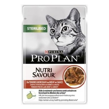 PURINA PROPLAN - NutriSavour Sterilised Boeuf P�t�e en sauce 85g