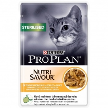 PURINA PROPLAN - NutriSavour Sterilised Poulet P�t�e en sauce 85g