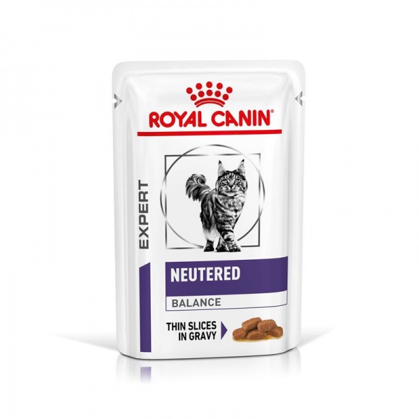 ROYAL CANIN Veterinary - Sachets �minc�s en sauce Chat Neutered Balance
