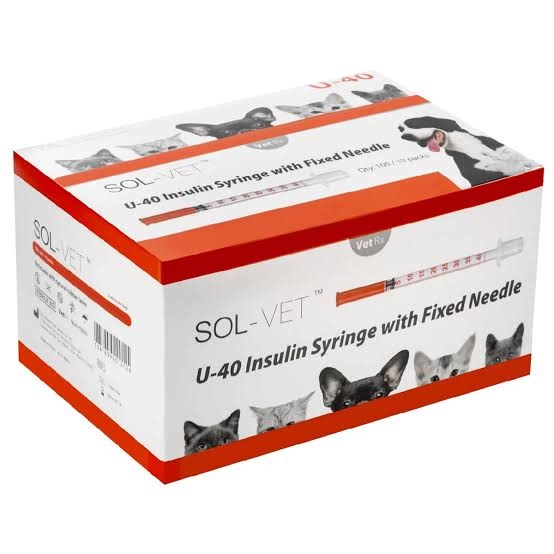 Sol-Millennium medical / Sol-Vet - Seringue � Insulin 0.3ml. U-40 (Pack de 10)