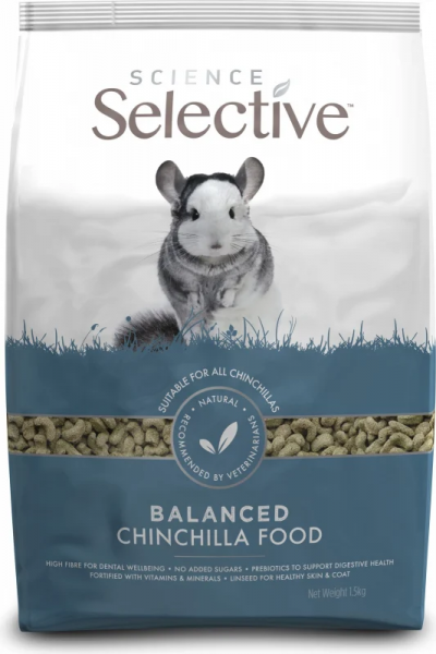 SUPREME - SCIENCE SELECTIVE - Aliment extrud� pour Chinchilla 1.5 Kg