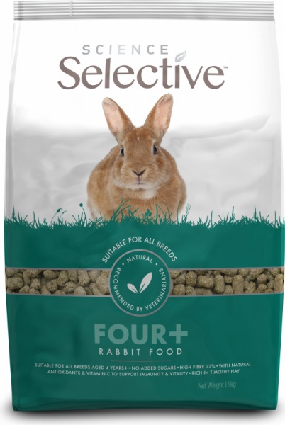 SUPREME - SCIENCE SELECTIVE - Aliment extrud� pour Lapin de 4 ans et plus 1.5 kg