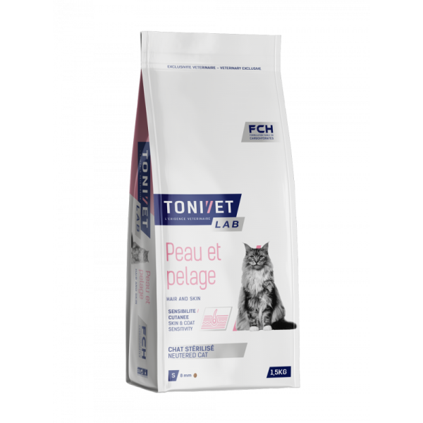 TONIVET Chat - St�rilis� Peau et Pelage 