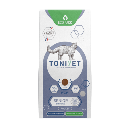 TONIVET® - Chat Stérilisé Senior au POULET