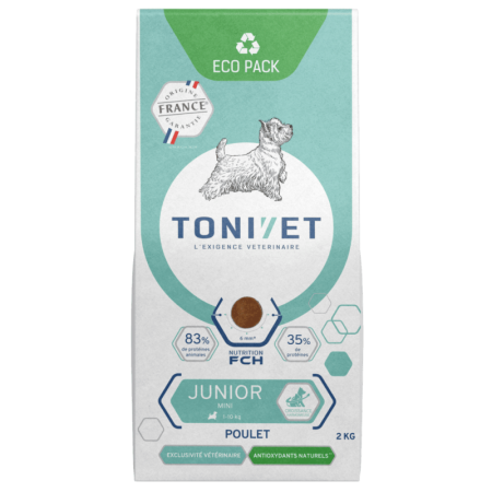 TONIVET® - Chien Junior Mini au POULET