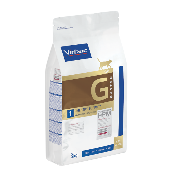 VIRBAC - Chat HPM Gastro 1 Digestive Support