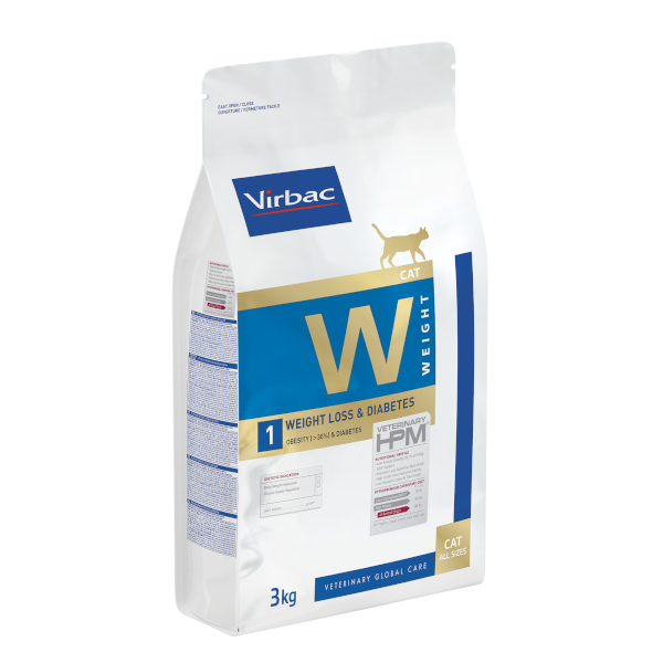 VIRBAC - HPM Cat W1 Weight Loss & Diabetes