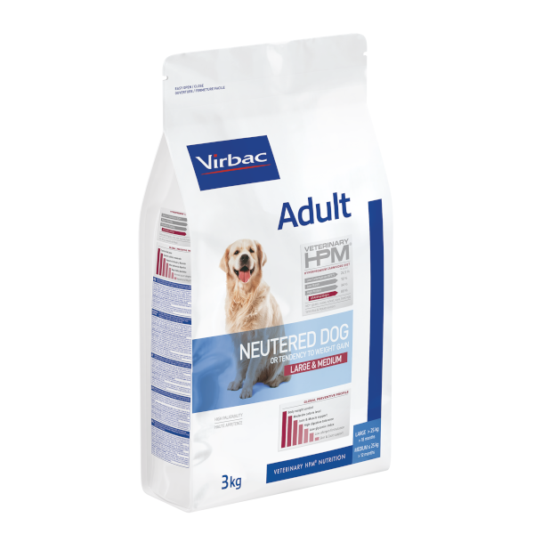 VIRBAC - HPM Neutered Dog Adult Large & Medium