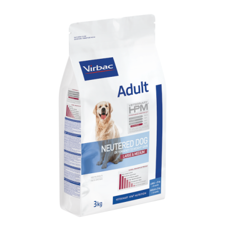 VIRBAC - HPM Neutered Dog Adult Large & Medium