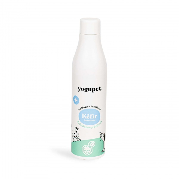 yogupet - K�fir Pasteuris� pour Chien avec Collag�ne + Chondroprotecteurs MYRTILLE & BROCOLI