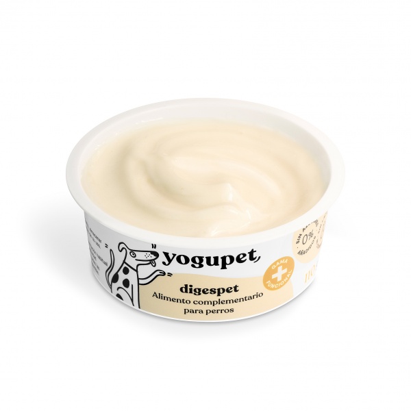 yogupet - Yaourt pour Chien DIGESPET (Sans Lactose & Sans Sucre Ajout�) avec de l\'Huile d\'Olive, de l\'Inuline et du Lin