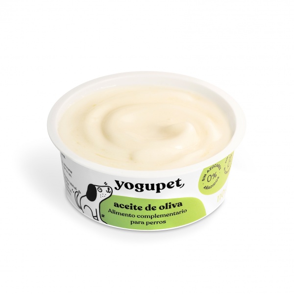 yogupet - Yaourt pour Chien OLIVEPET (Sans Lactose & Sans Sucre Ajout�) avec de l\'Huile d\'Olive Vierge Extra