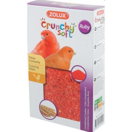 ZOLUX - Crunchy soft - Pâtée colorante