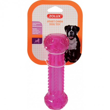 ZOLUX - Jouet Chien Stick Pop Rose en TPR